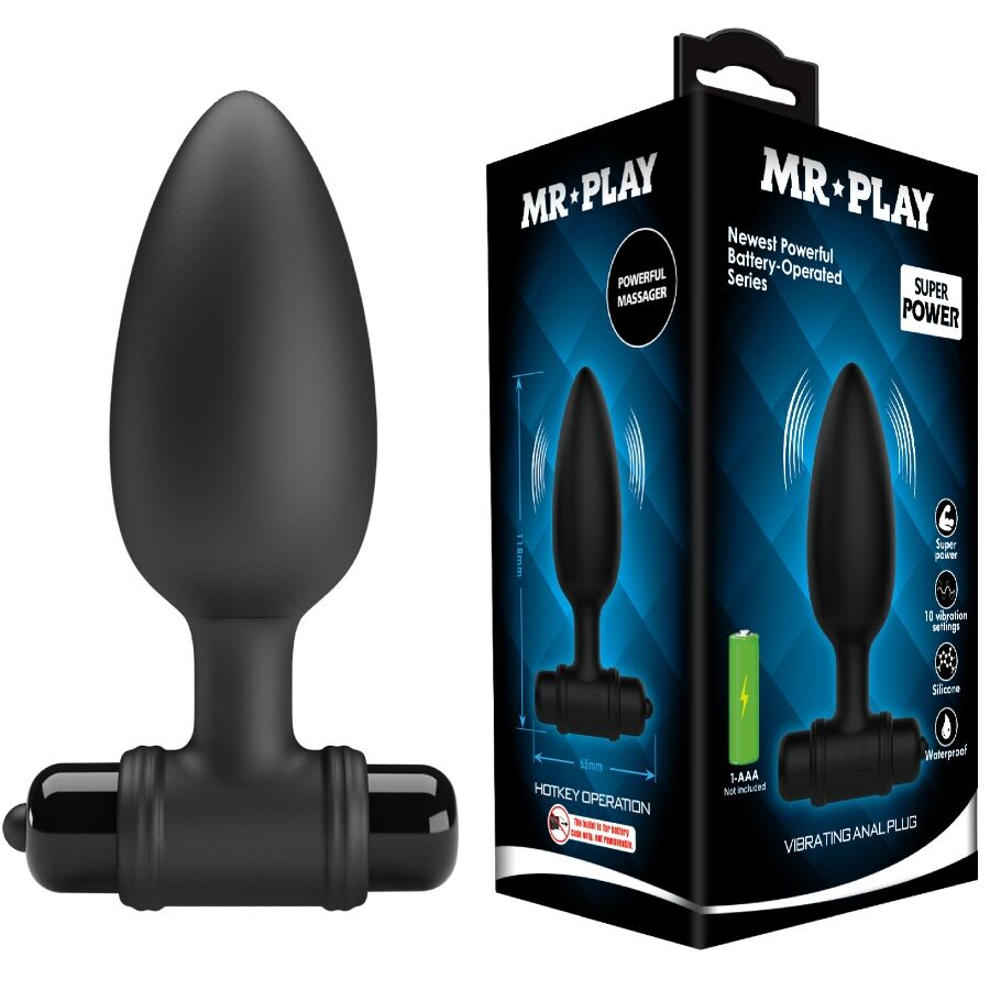 Plug anal vibrant MR PLAY Super Power
