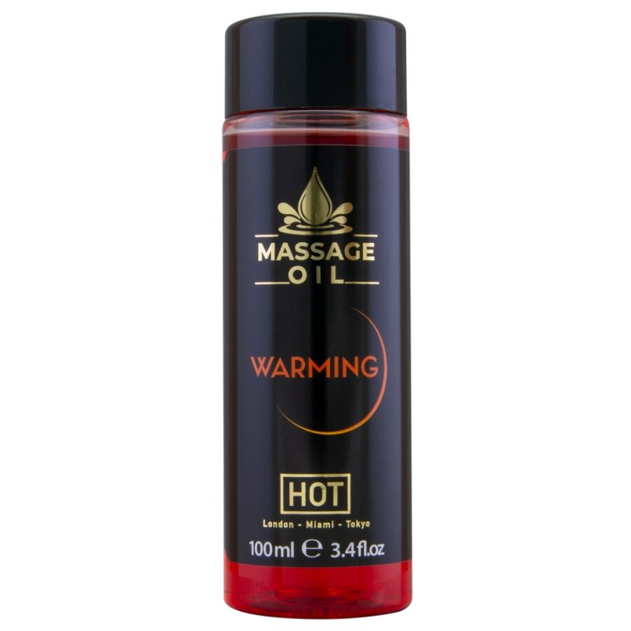 Huile de massage chauffante HOT, 100 ml