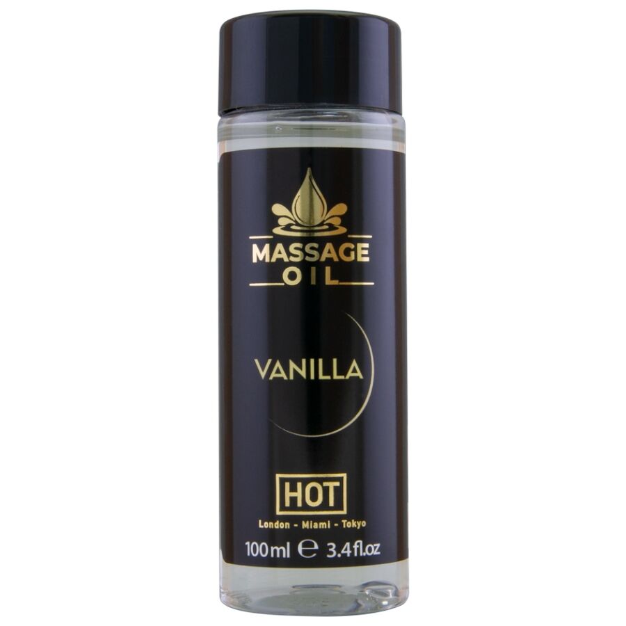 Huile de massage HOT à la vanille, 100 ml