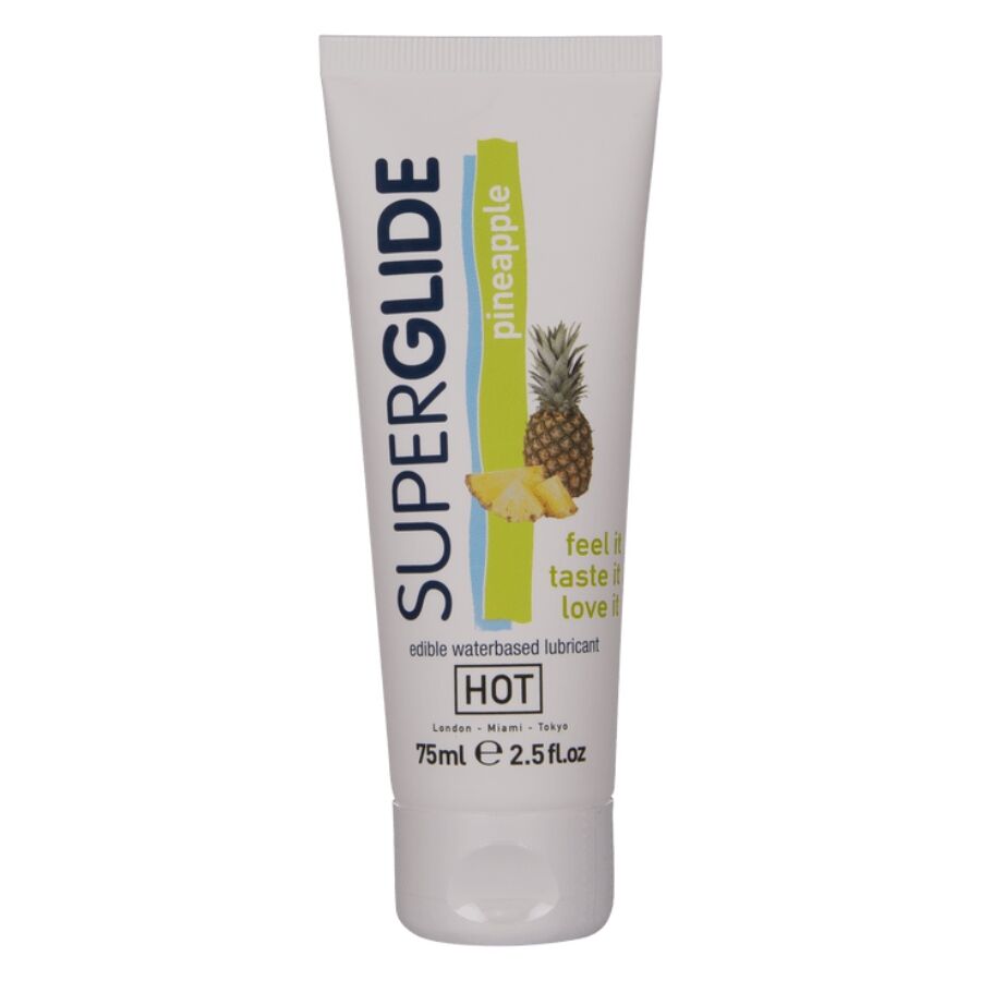 Lubrifiant HOT Superglide goût ananas, 75 ml