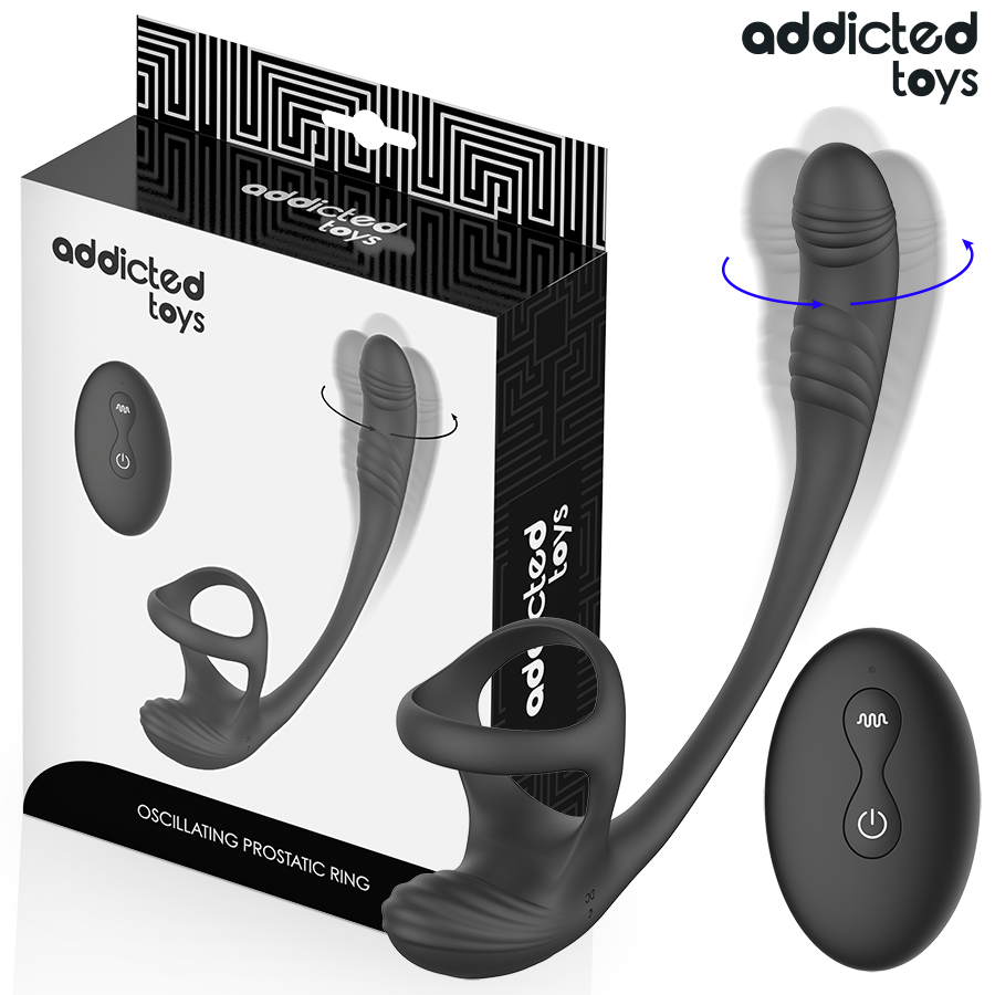 Plug anal vibrant Addicted Toys avec anneau et télécommande