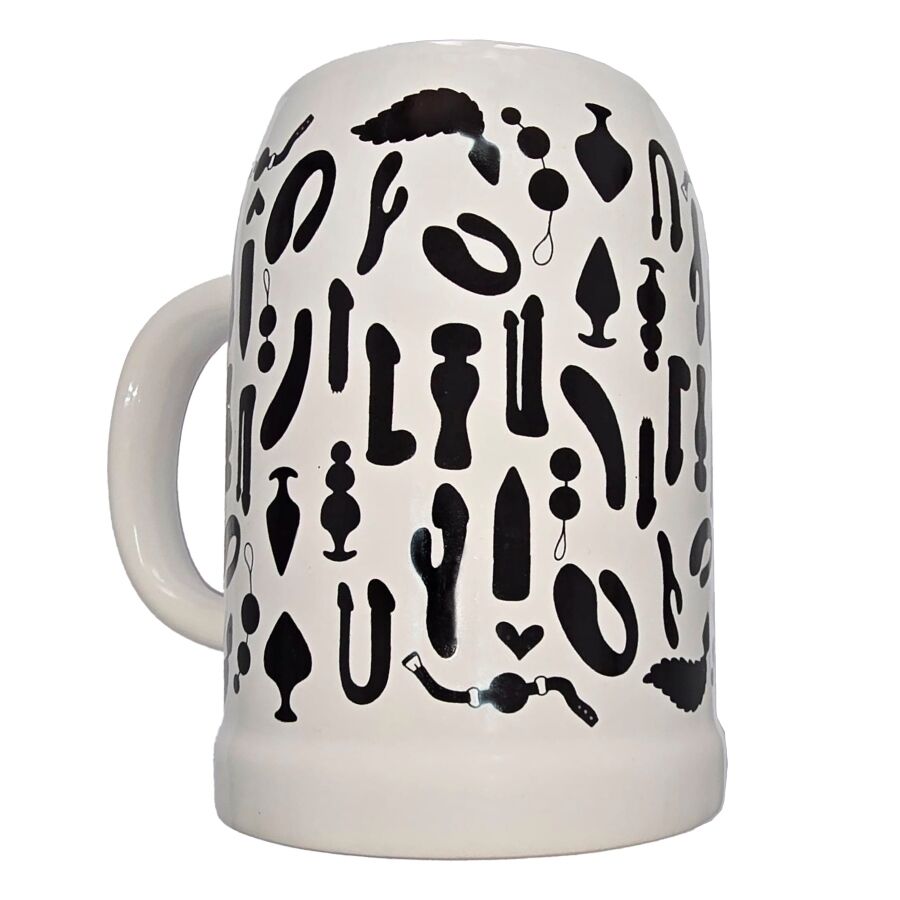 DIABLO PICANTE Mug en céramique avec illustrations érotiques, 700 ml