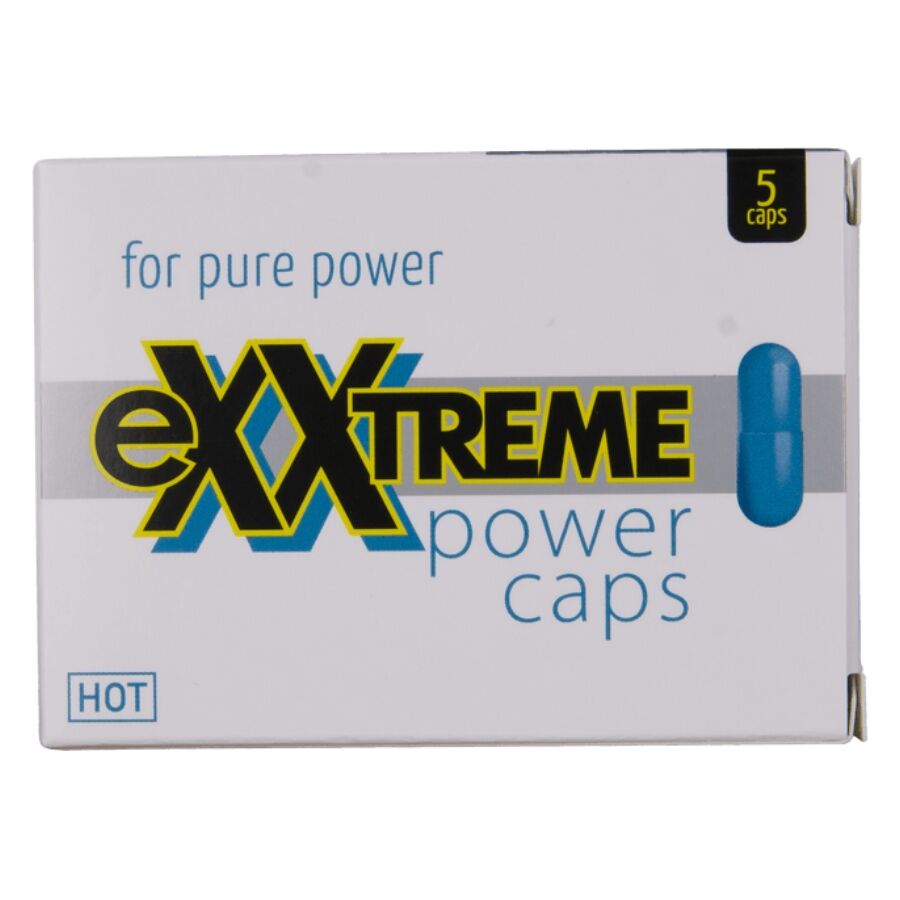 HOT Exxtreme Power Caps Man, complément alimentaire, 5 capsules