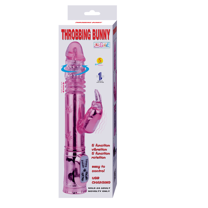 Vibromasseur rotatif Rampant BAILE Throbbing Bunny Pink