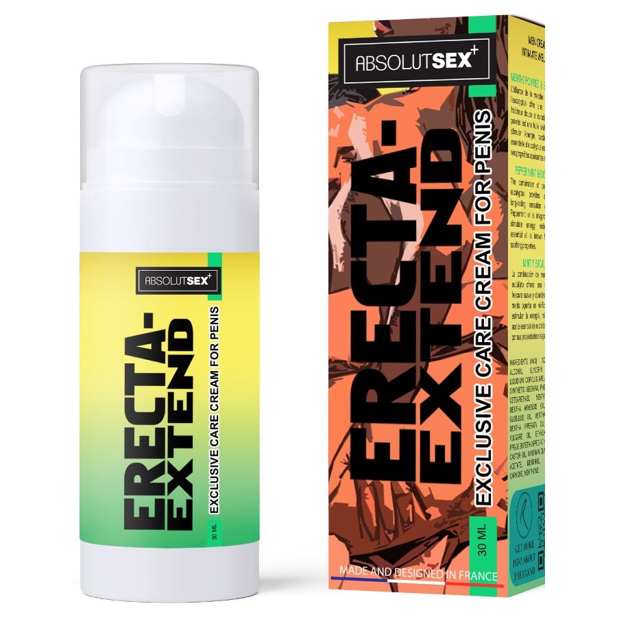 Crème retardante et rafraîchissante pour hommes RUF Erecta Extend, 30 ml