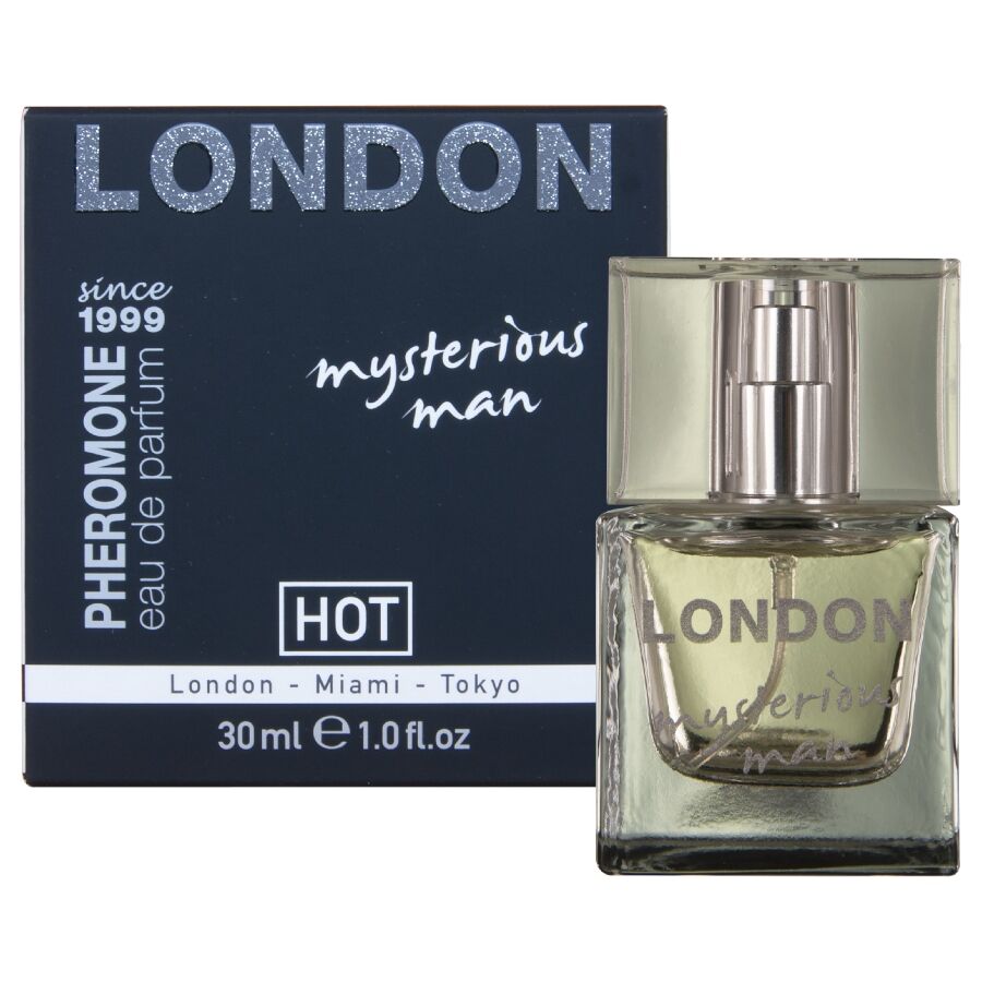 Parfum aux phéromones HOT London Mysterious Man, 30 ml