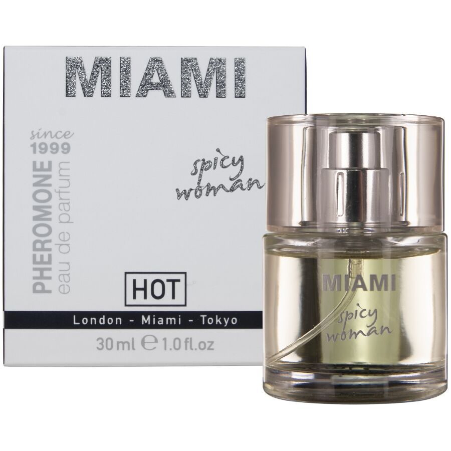 Parfum aux phéromones HOT Miami Spicy Woman, 30 ml