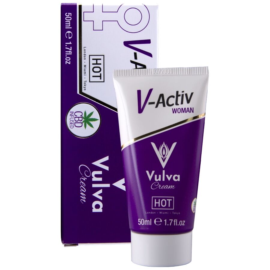 Crème pour la vulve HOT au CBD, 50 ml