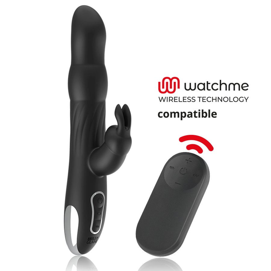 Vibromasseur rabbit BRILLY GLAM Moebius avec télécommande