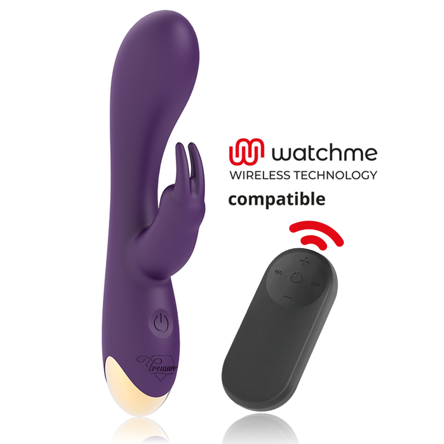 TREASURE Laurence vibromasseur rabbit avec télécommande Watchme
