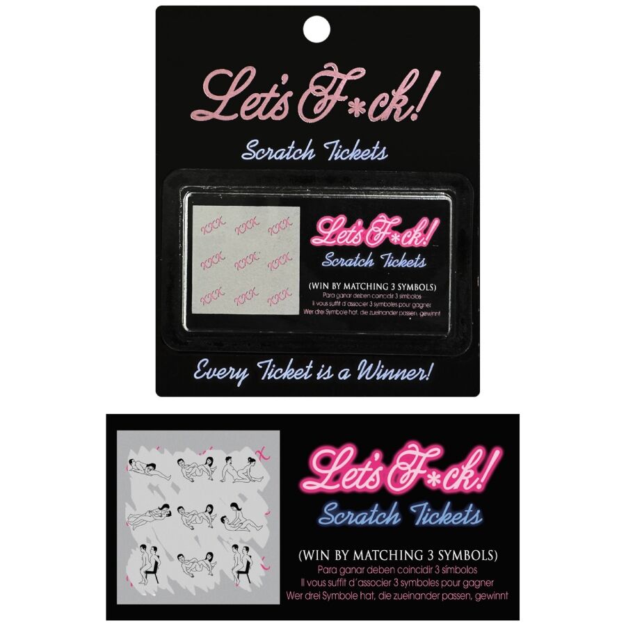 KHEPER GAMES Let’s F*ck! Jeu érotique avec 8 cartes à gratter