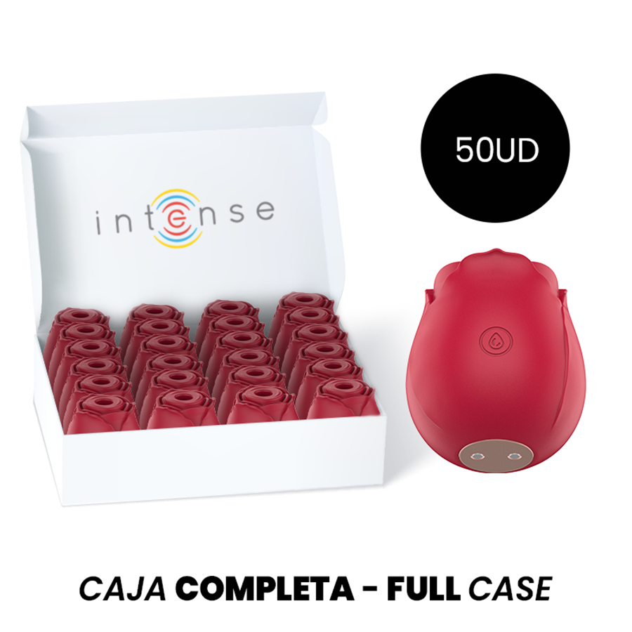 MOQ 50 stimulateur clitoridien à succion INTENSE CAMELLIA rose de WAVES BORDEAUX