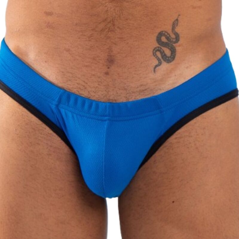 Slip homme BURN 018 bleu