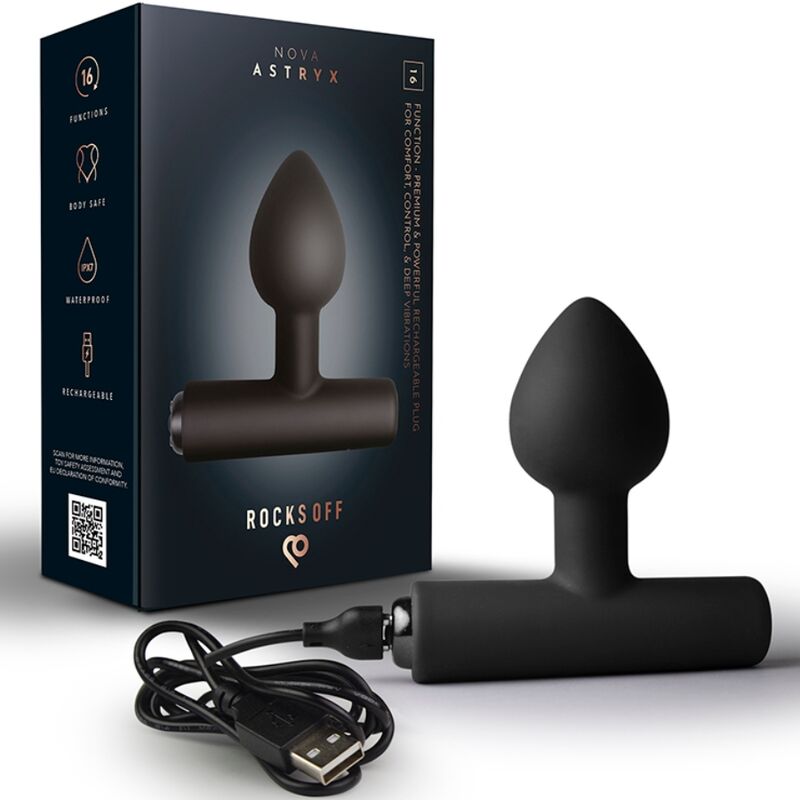 Plug anal vibrant ROCKS-OFF Nova Astryx