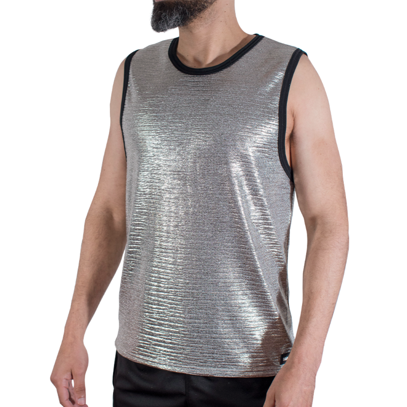 Haut MACHO à fines paillettes