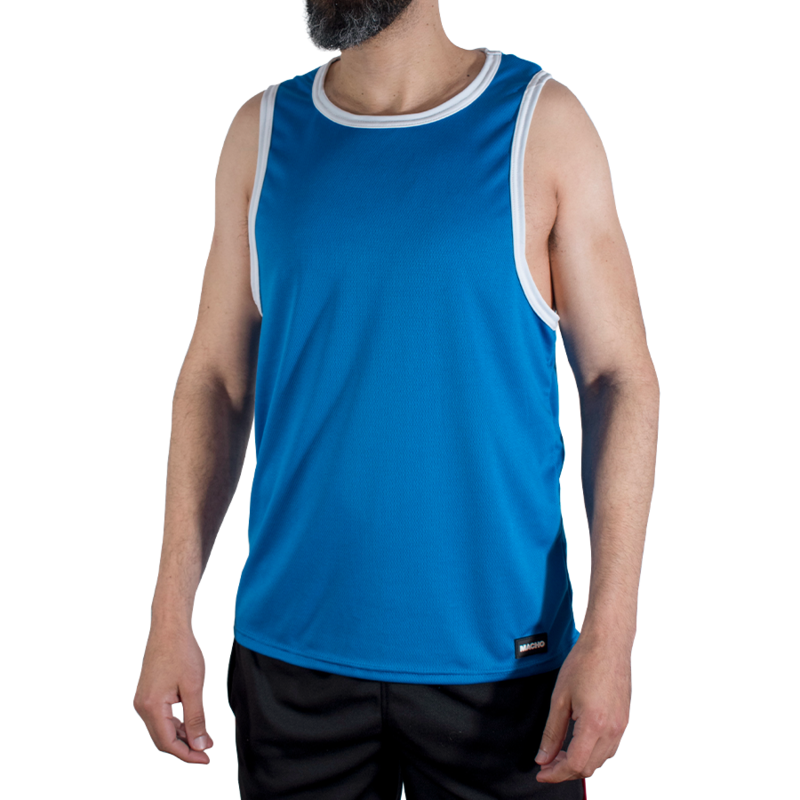 T-shirt de sport MACHO CMV002 bleu