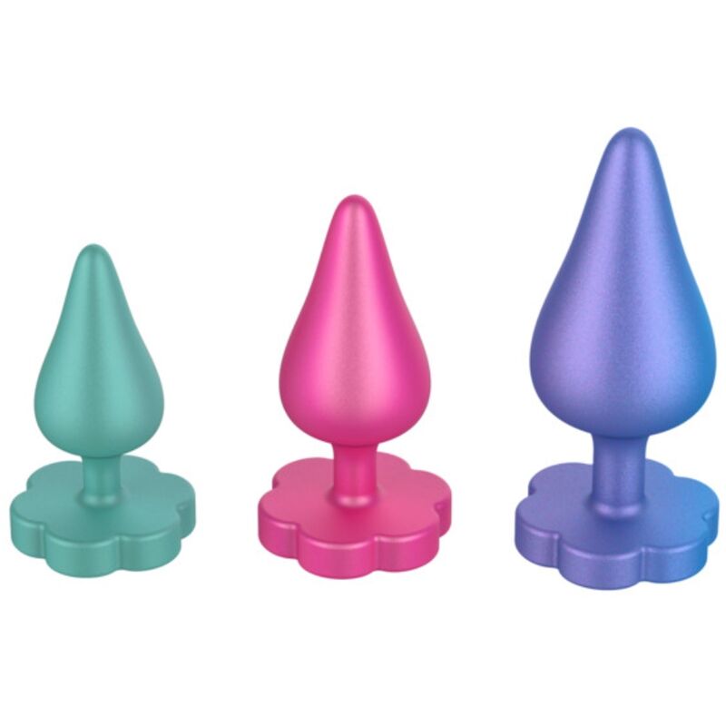 Set de plugs anaux ROMP Luster en trois tailles
