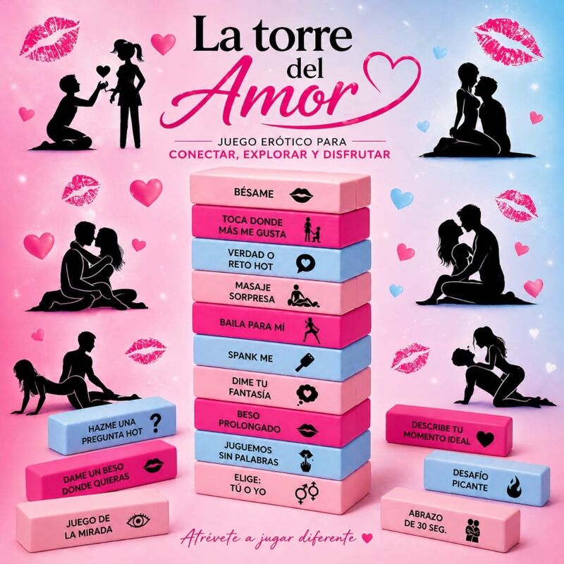 Diablo Picante Love Tower, jeu érotique en espagnol