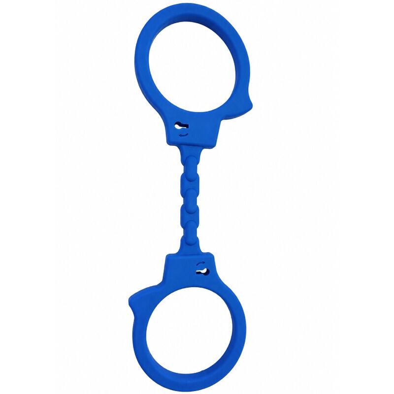 Menottes en silicone Diablo Picante, bleues