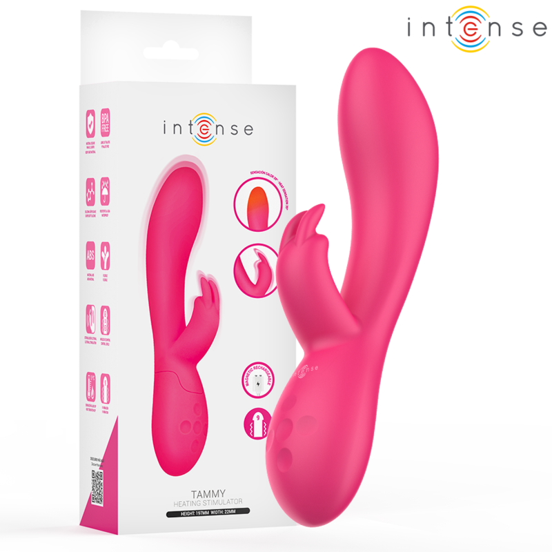 Vibromasseur rabbit INTENSE Tammy avec fonction chauffante