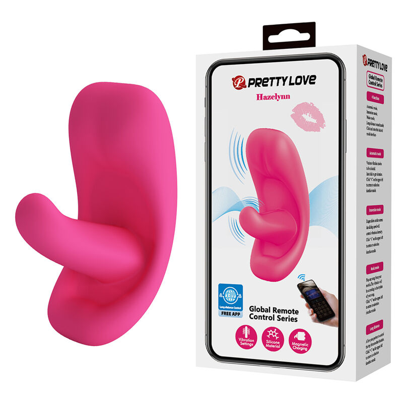 Pretty Love Hazelynn stimulateur clitoridien avec contrôle par application, rose