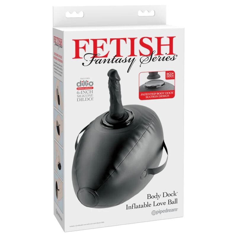 Coussin sexuel Body Dock avec godemichet intégré | FETISH FANTASY SERIES