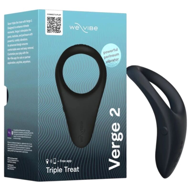 WE-VIBE Verge 2, anneau pénien vibrant avec commande par appli