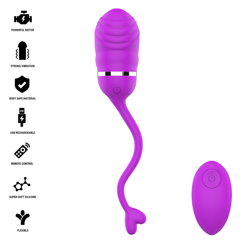 Œuf vibrant INTENSE Sookie avec télécommande, violet