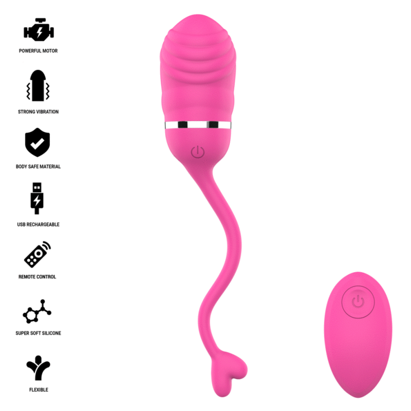 Œuf vibrant INTENSE Sookie avec télécommande, rose
