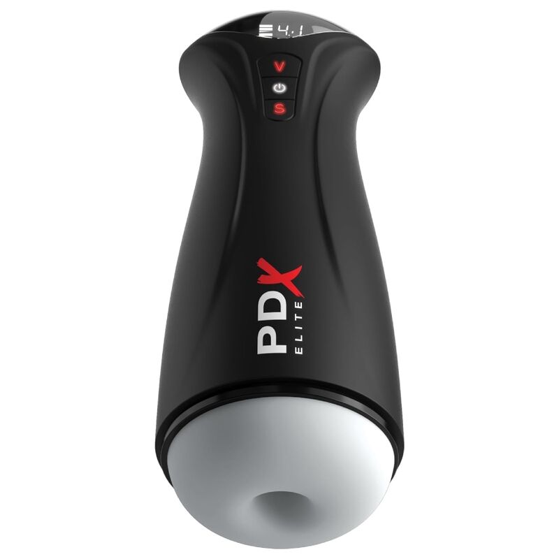 Masturbateur PDX ELITE Fap Gasm Clear avec fonction d’aspiration intermittente