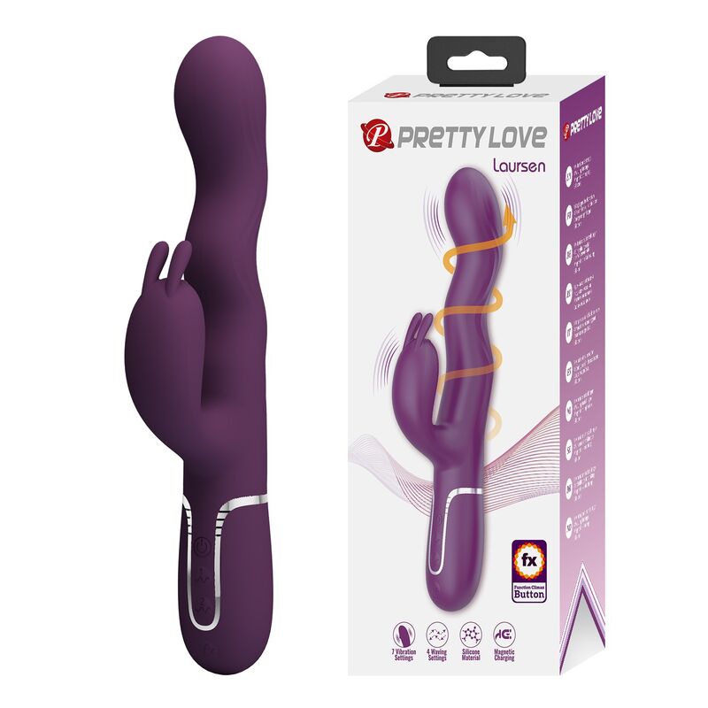 Pretty Love Loursen, vibromasseur rabbit avec fonction de va et vient