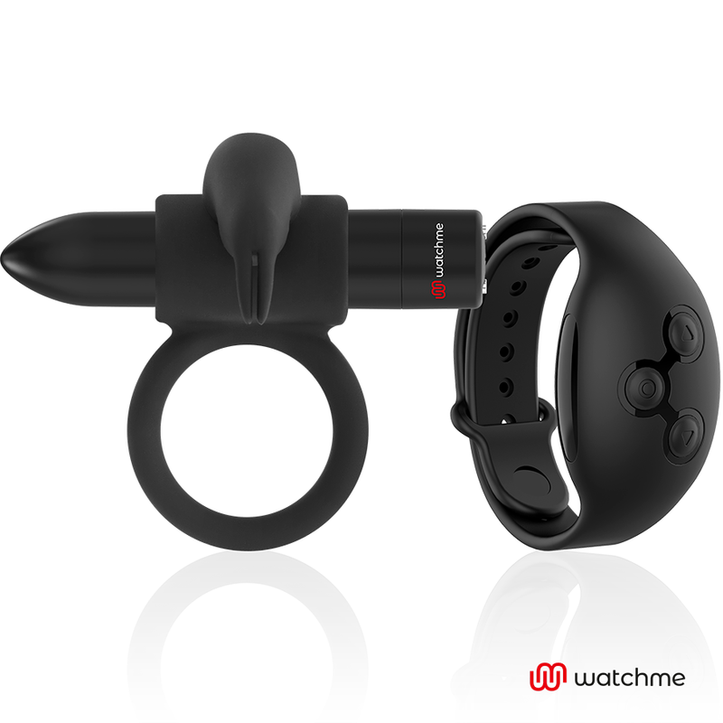 Anneau vibrant pour couple avec télécommande, en silicone, étanche BLACKSILVER