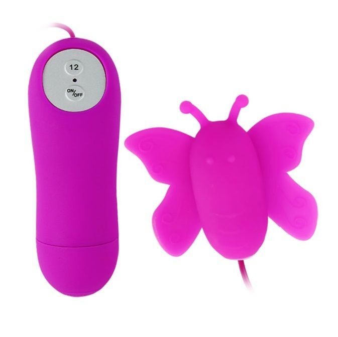 Mini vibromasseur BAILE Love Eggs en forme de papillon avec télécommande