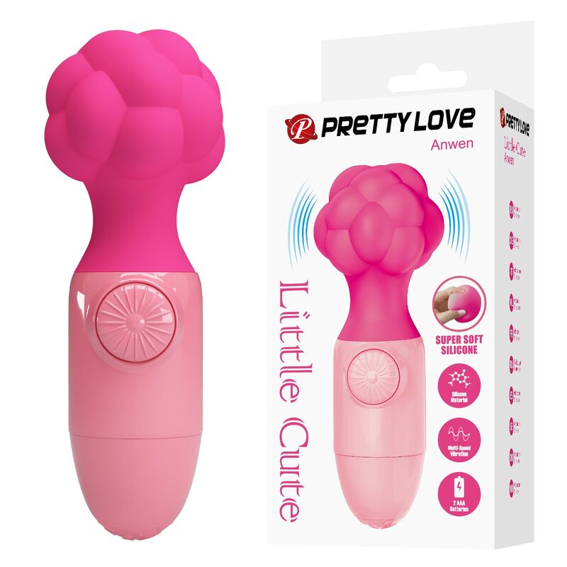 Mini stimulateur clitoridien Pretty Love Anwen rose