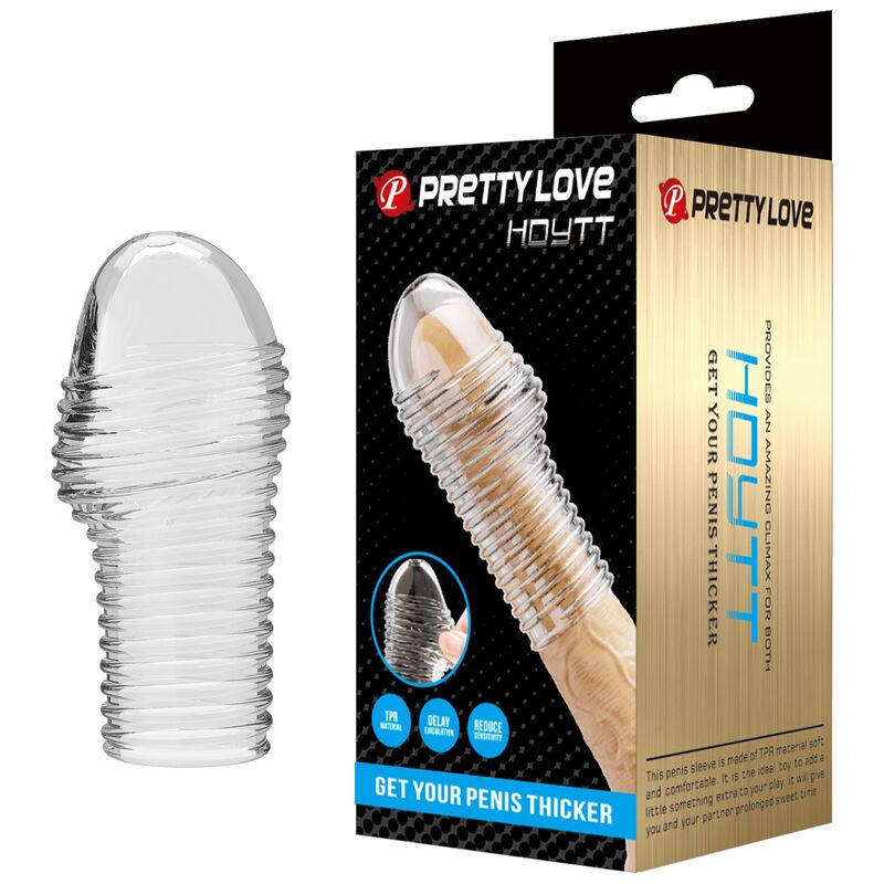 PRETTY LOVE HOTTT Gaine pénienne transparente avec anneaux