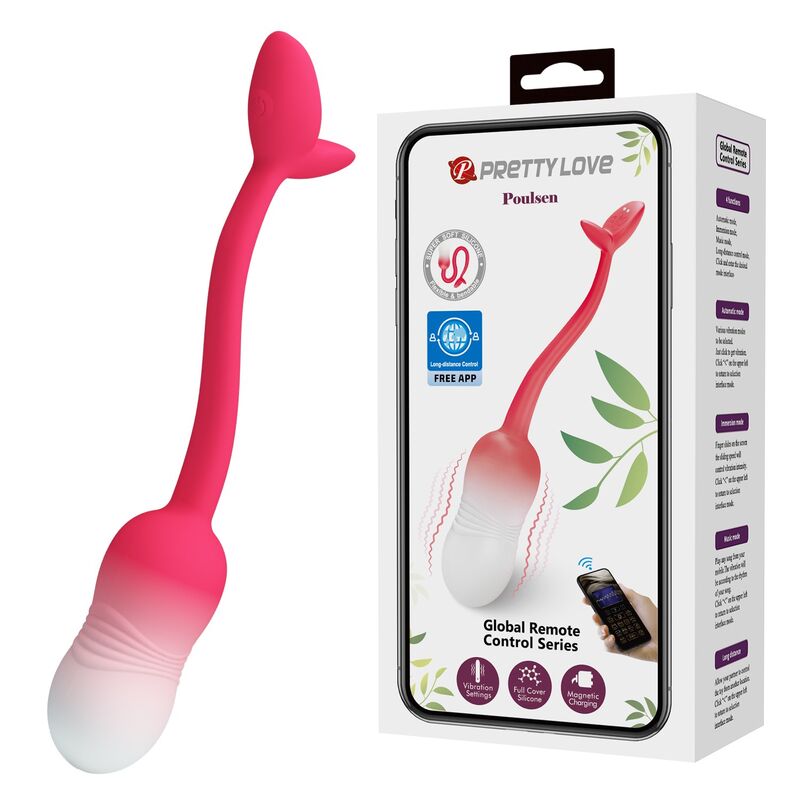 Œuf vibrant Pretty Love Pulsen avec contrôle par application