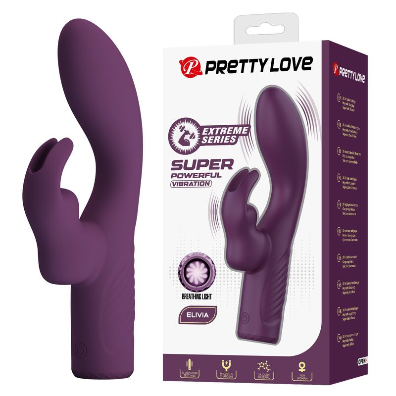 Vibromasseur rabbit rechargeable Pretty Love Olivia