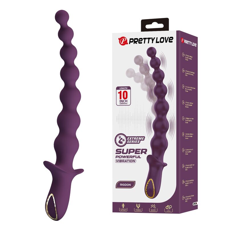 Stimulateur anal Pretty Love Madison avec 10 modes de vibration