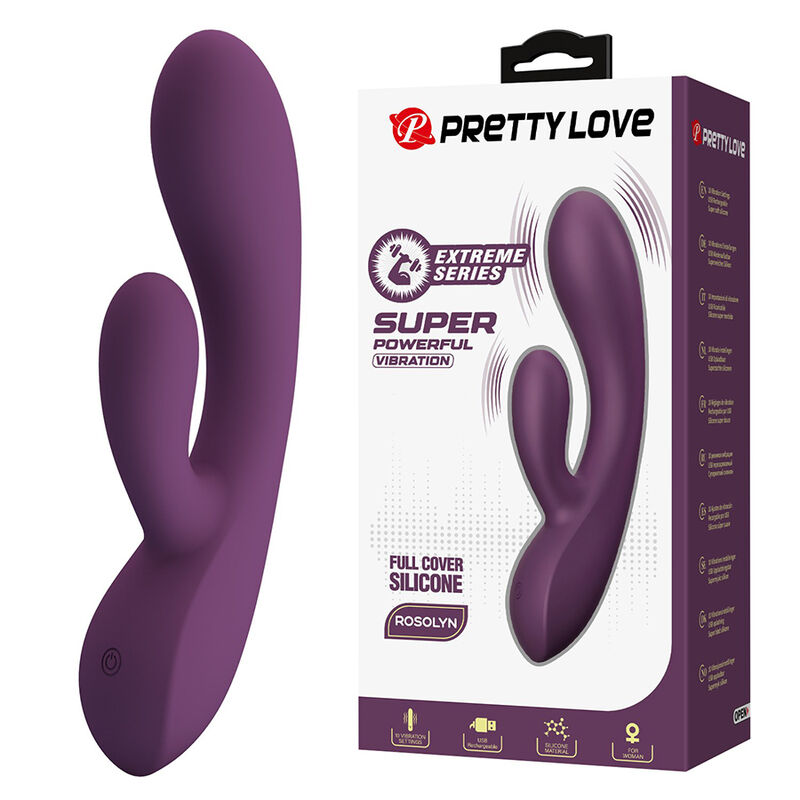Pretty Love Rosolyn, vibromasseur Rabbit rechargeable