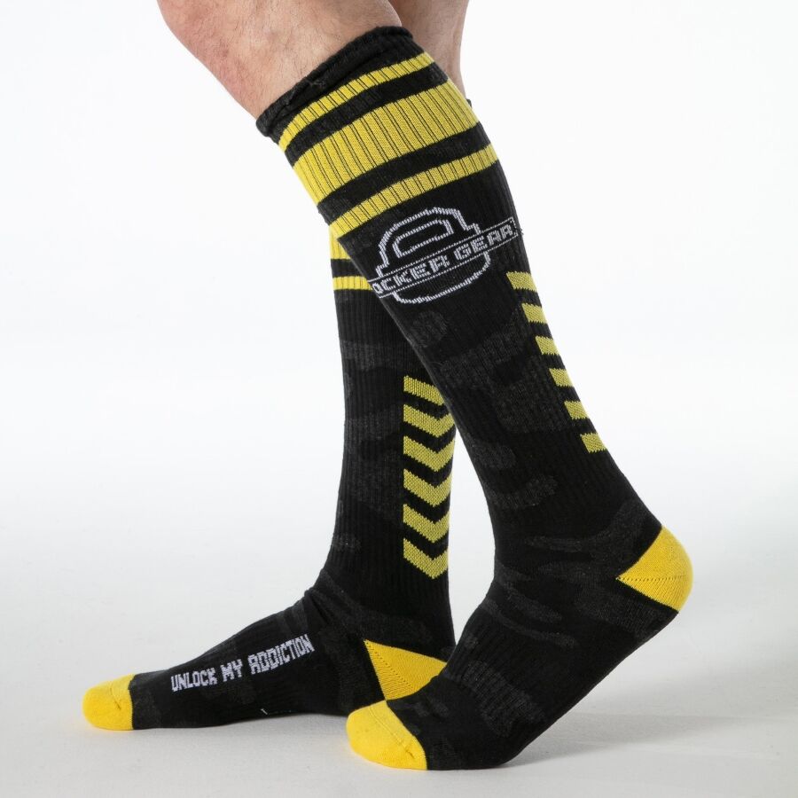 Locker Gear Jaune, Taille Unique Chaussettes Militaires Montantes