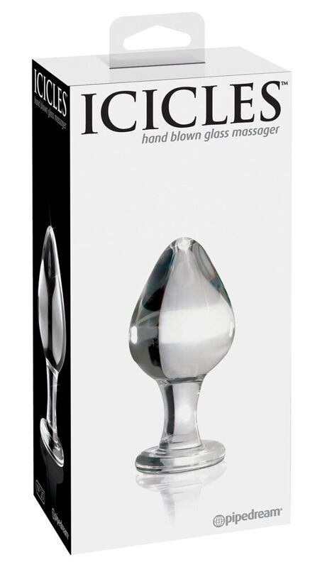 Plug anal en verre ICICLES N. 25
