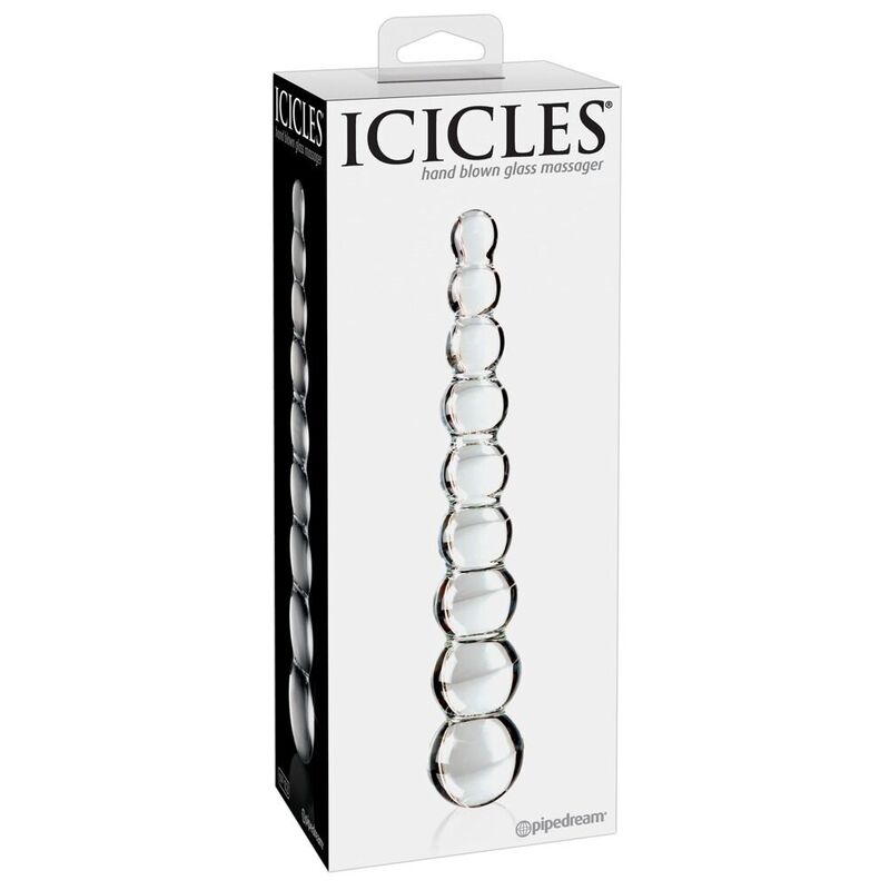 Gode en verre ICICLES N. 2, 22 cm