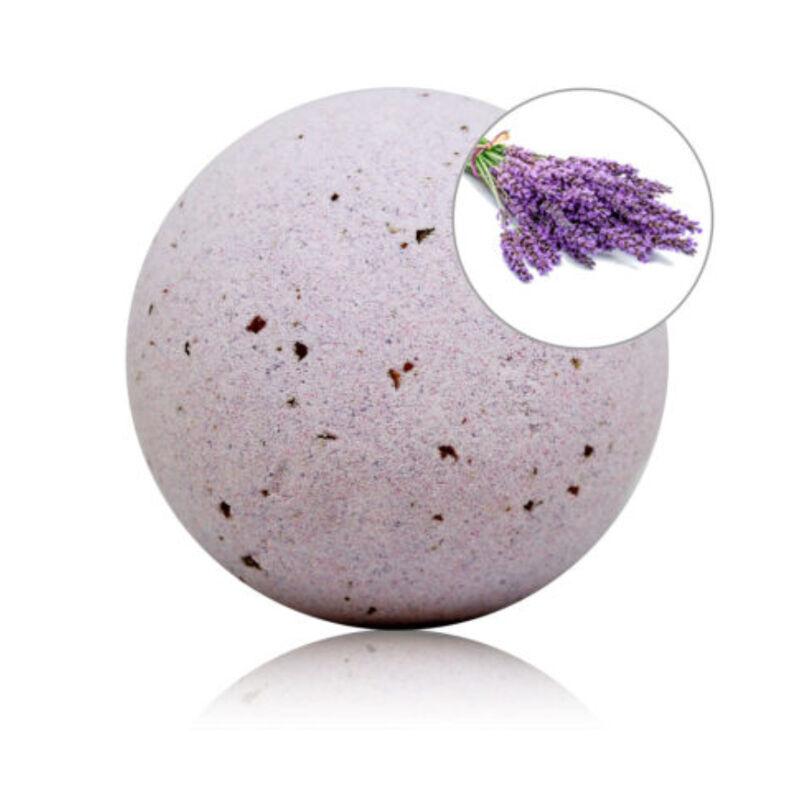 Bombe de bain TALOKA au parfum de lavande et pétales de rose