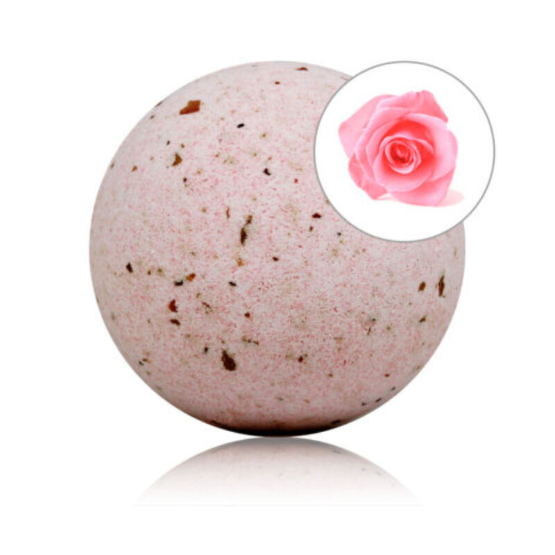 Bombe de bain TALOKA au parfum de rose et pétales de rose