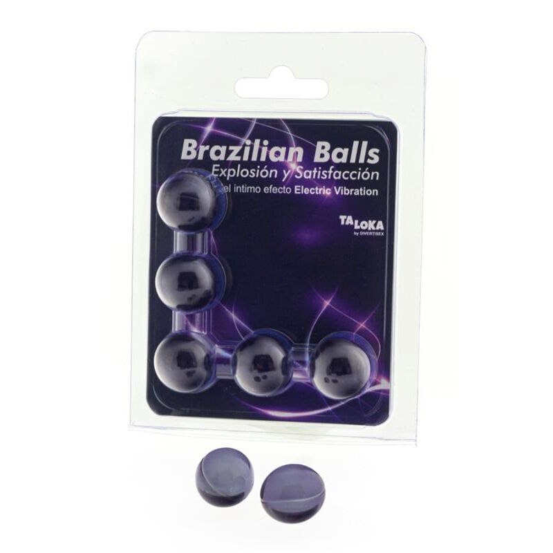 TALOKA Perles d’huile de massage à effet pétillant, 5 pièces