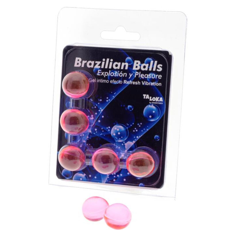 TALOKA Boules de gel lubrifiant Refresh, lot de 5