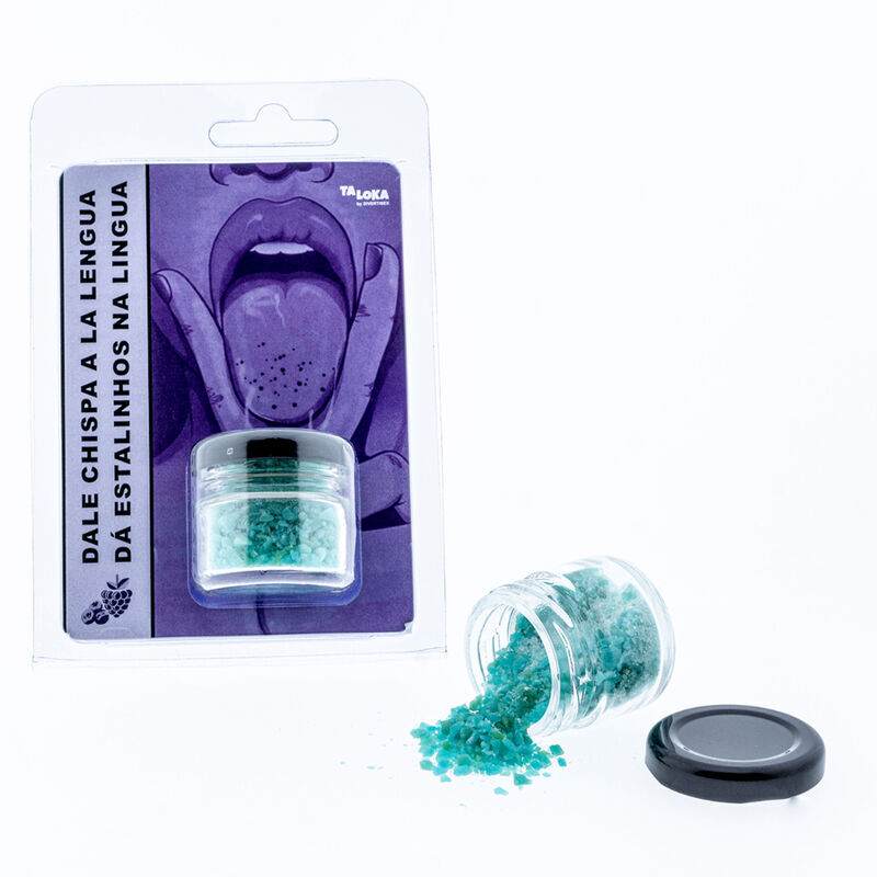 TALOKA Magical Kisses, bonbons pétillants goût myrtille, 30 g