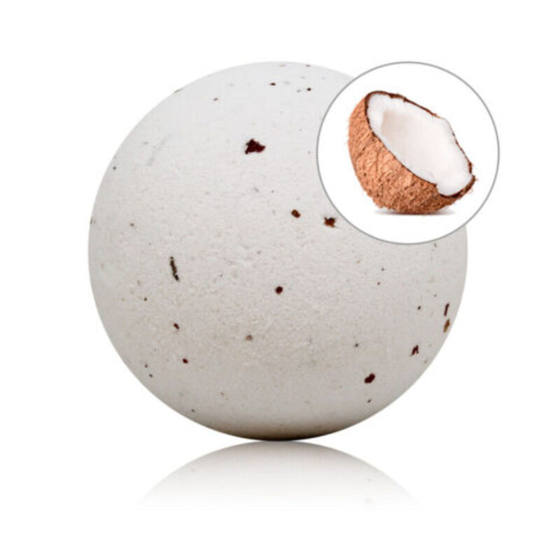 Bombe de bain TALOKA parfum coco avec pétales de rose