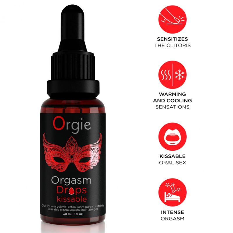 ORGIE Orgasm Drops pour le clitoris, 30 ml