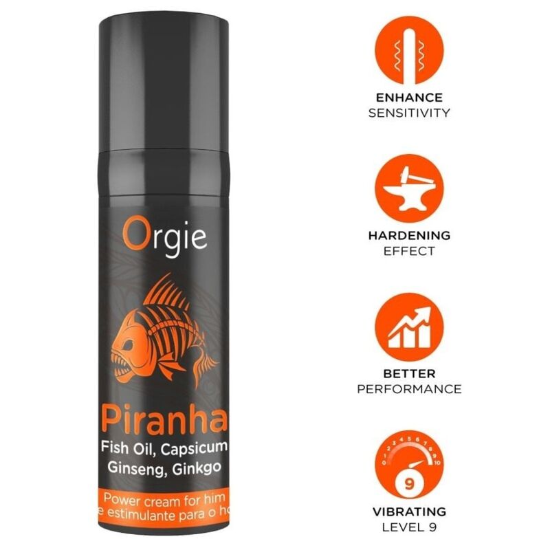 Crème ORGIE Piranha Power pour homme, 15 ml